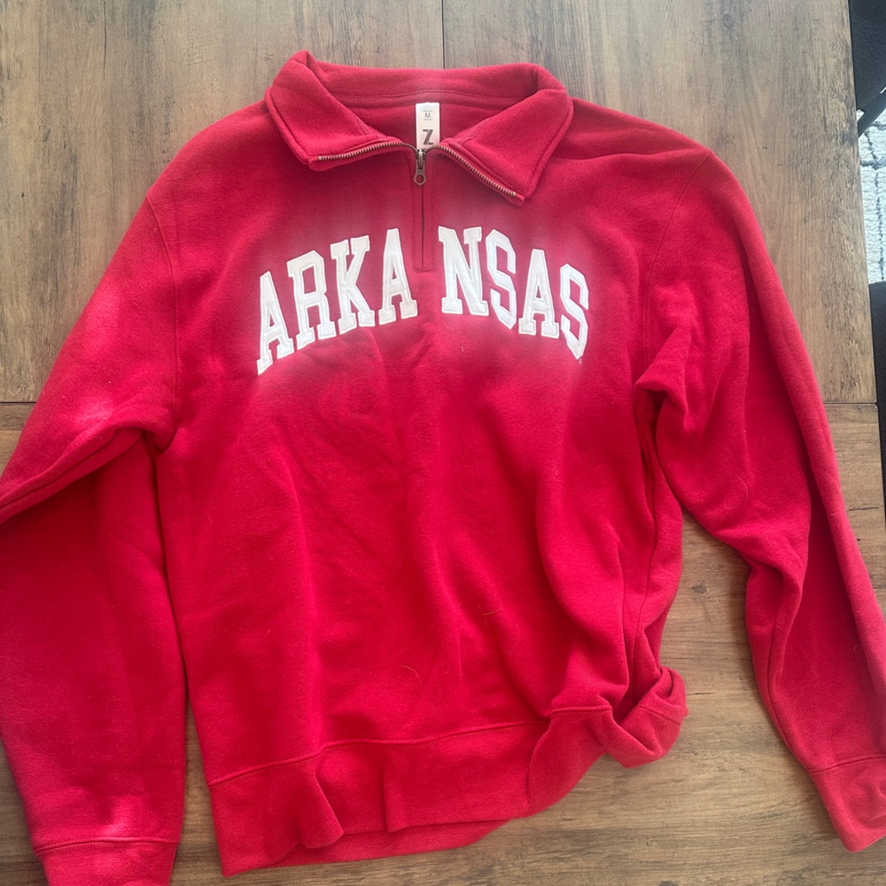 Red Arkansas Women's Sweater